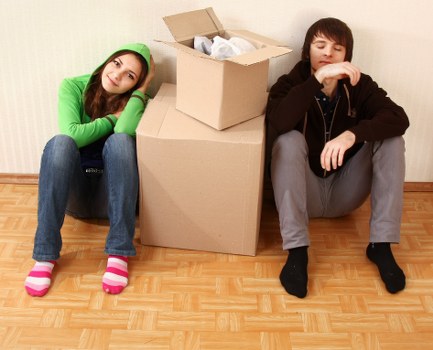 Professional team handling office furniture during Westhampstead removals
