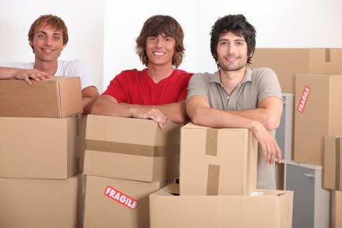 Storage example for a flat move near West Hampstead station