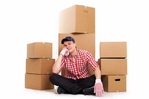 Charity reuse and recycling partnership materials prepared for collection